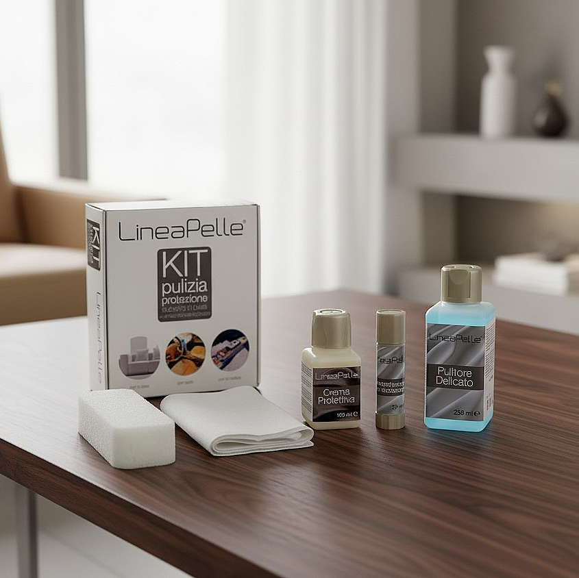 Kit Rigenera Vera Pelle Professionale 3 in 1: Pulizia, Protezione e Cura per Auto, Arredo, Barche e Borse.