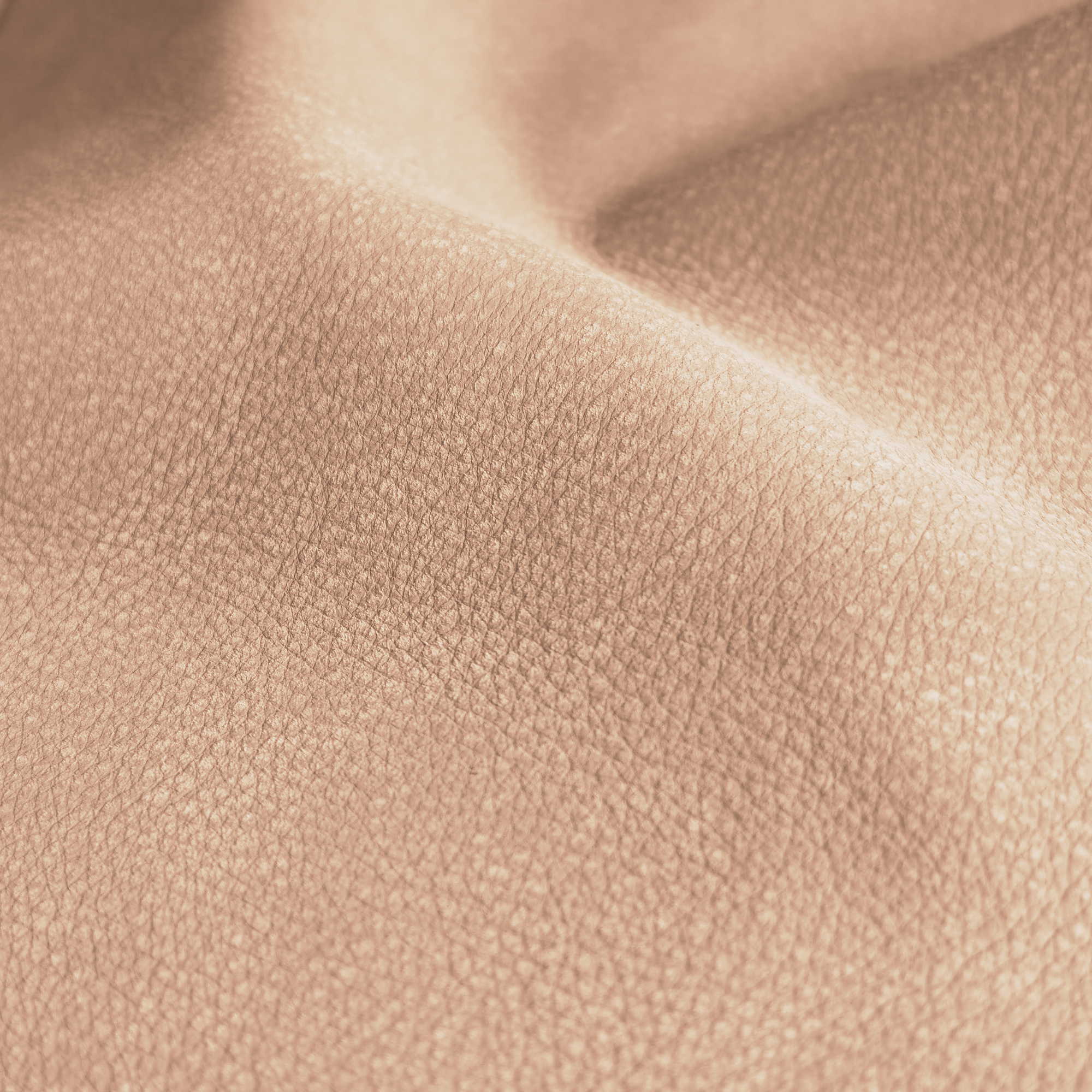 Pelle Maya Nocciola 7322 – vera pelle nabuk scamosciata in drappeggio