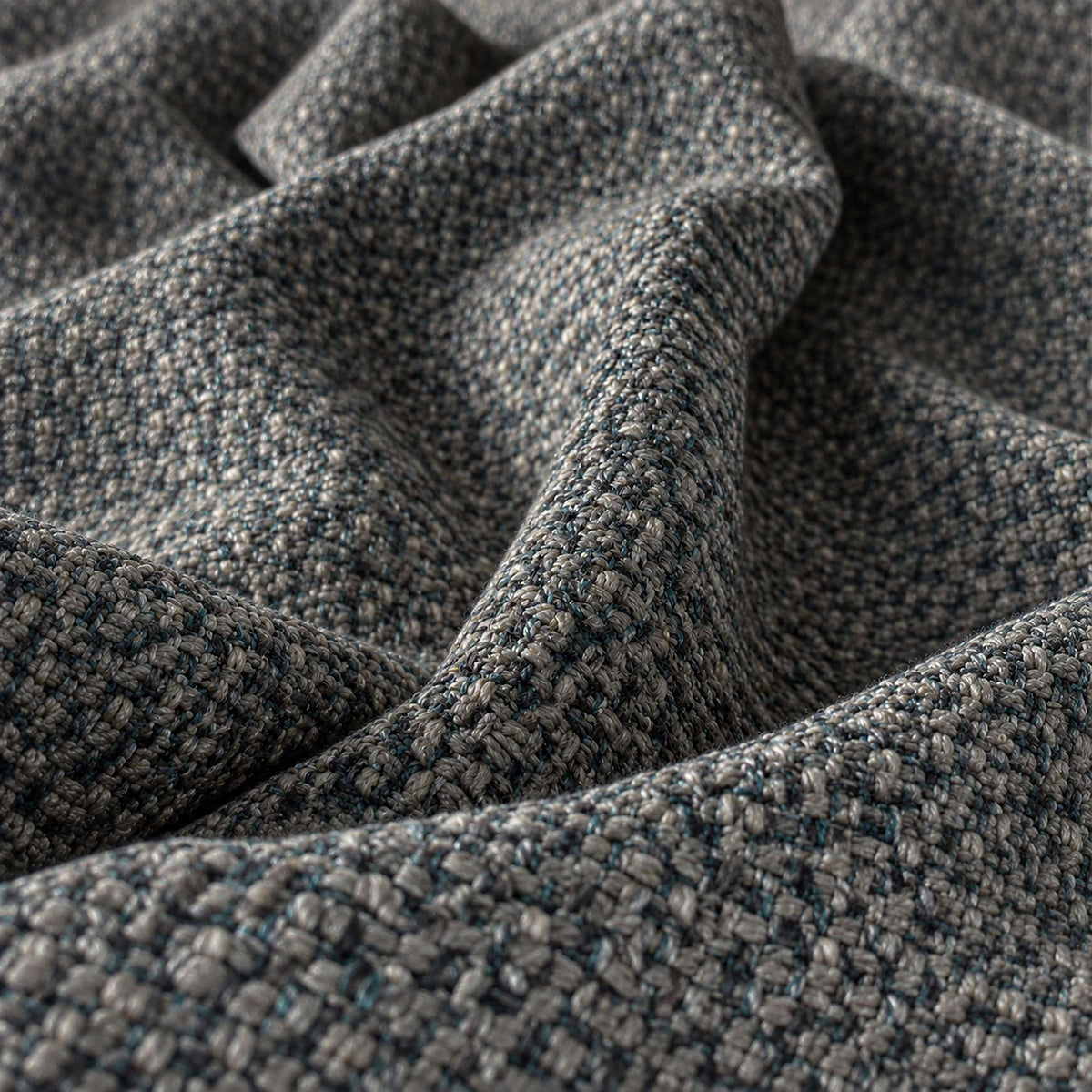 Tessuto Frida Grey fr45 drappeggiato – tessuto per tappezzeria, colore grigio