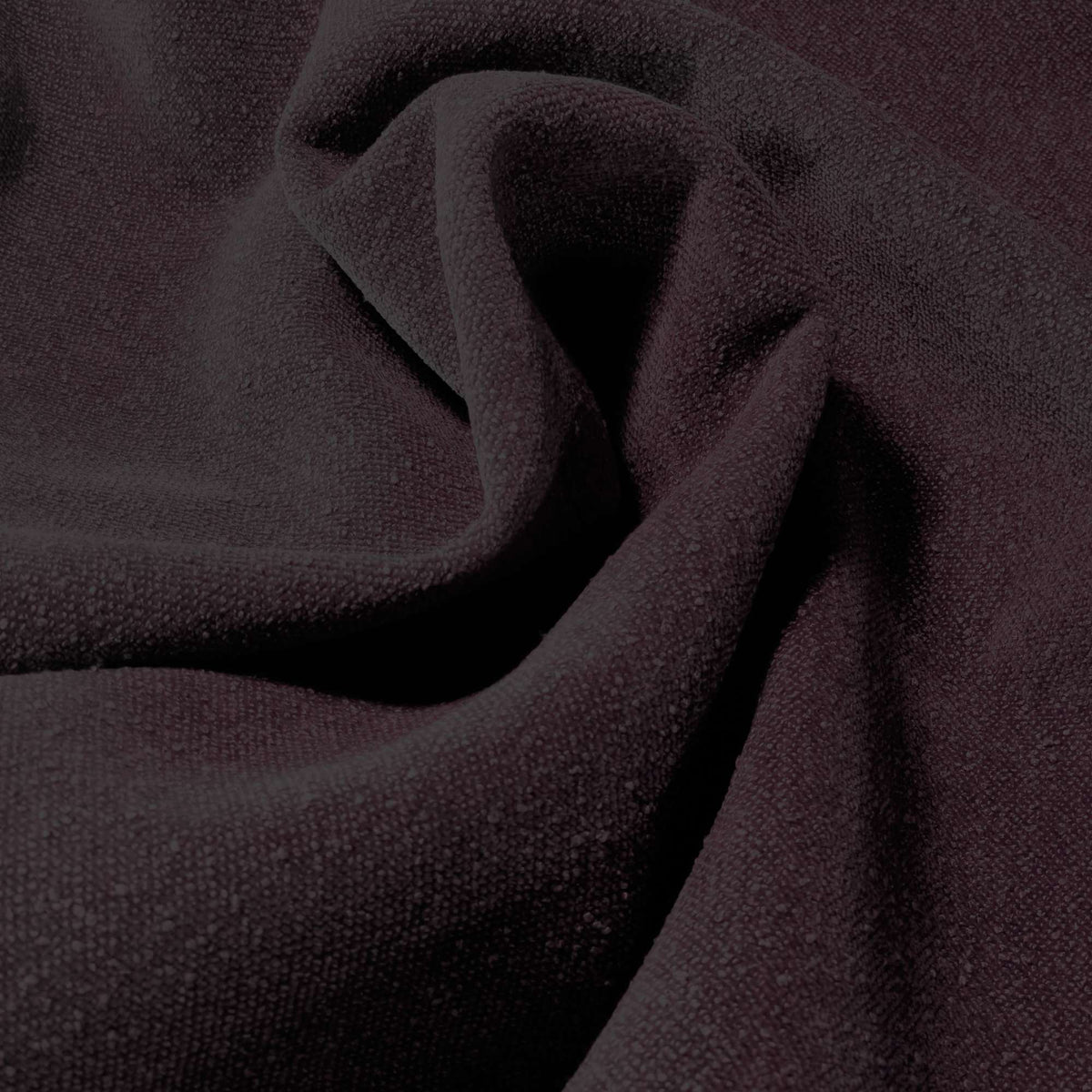 Tessuto Amy Anthracite am46 drappeggiato – micro bouclé vellutato