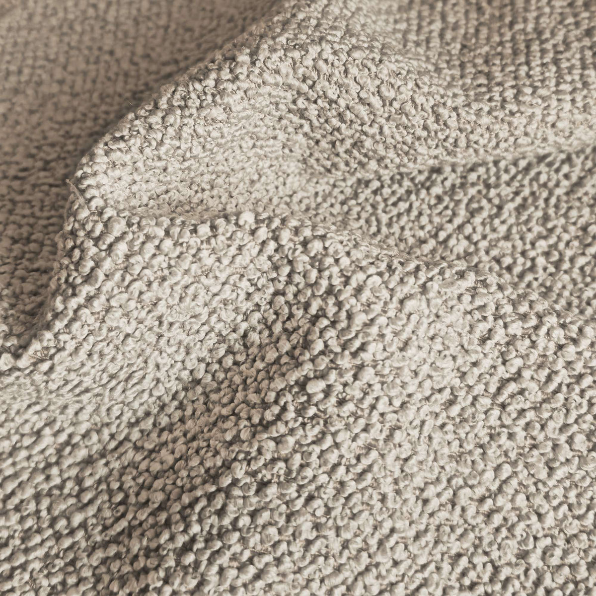 Tessuto Bardot Nature 01 drappeggiato – tessuto bouclé, colore beige