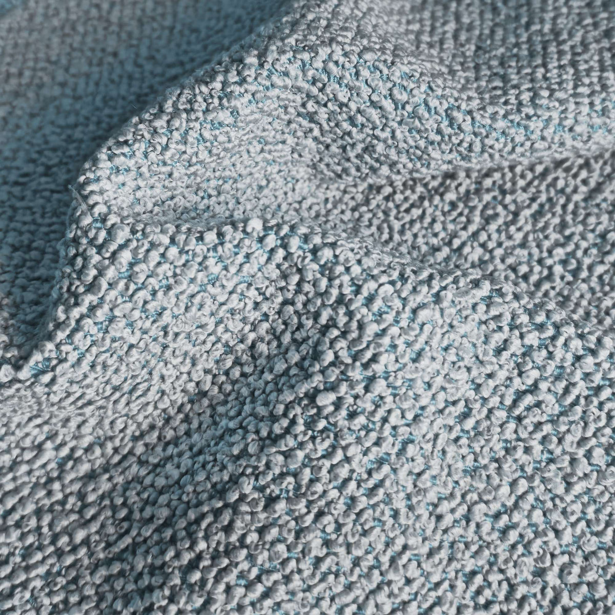Tessuto Bardot Azure ba705 drappeggiato – tessuto bouclé, colore azzurro