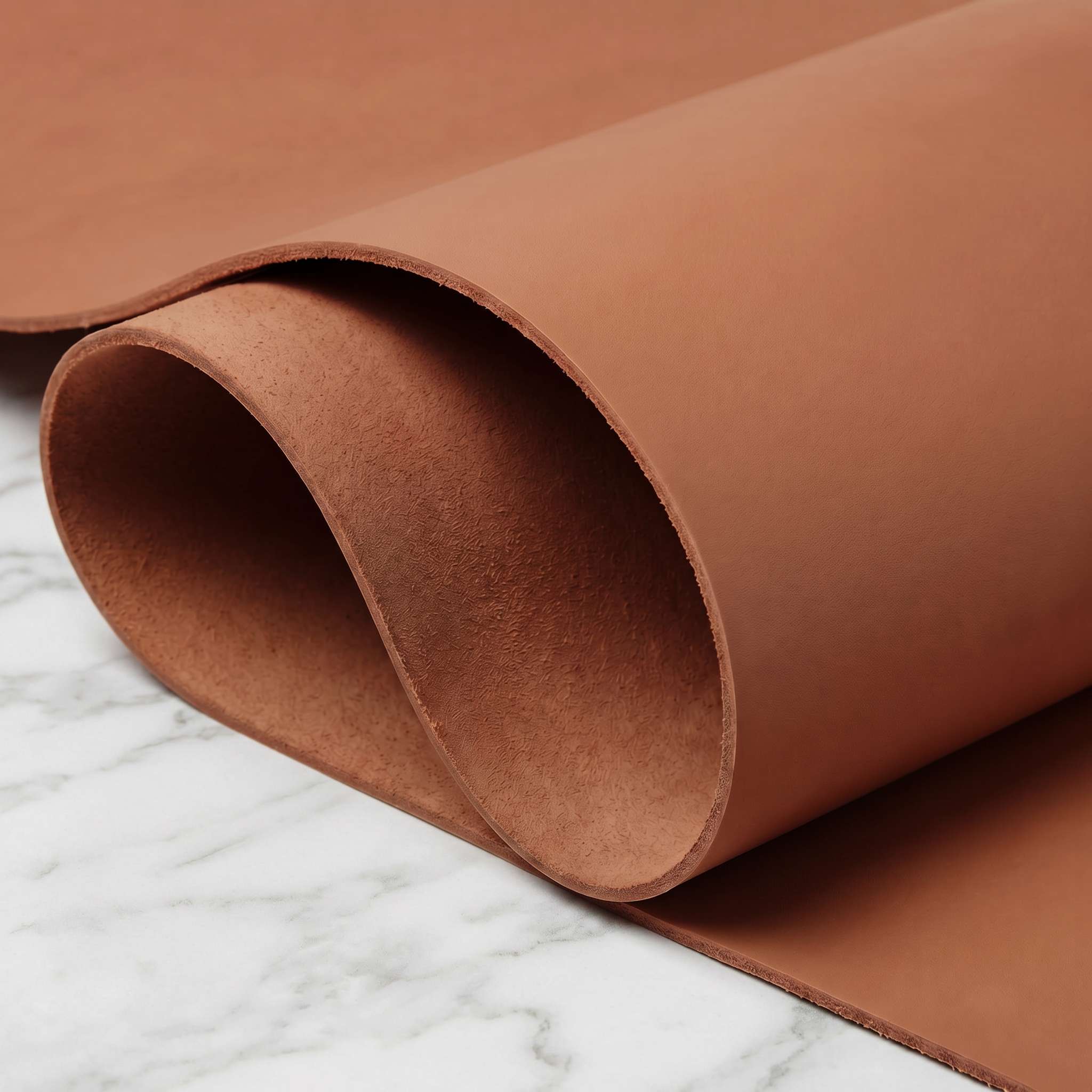 REAL LEATHER Brandy color