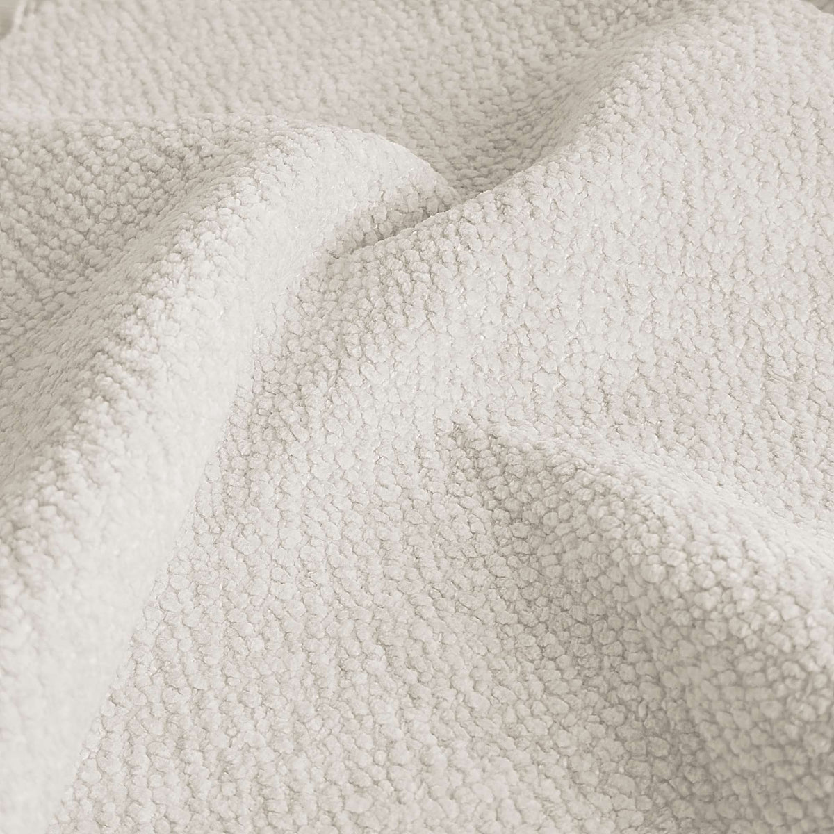 Tessuto Jolie Cream JO11 drappeggiato – ciniglia strutturata effetto slavato