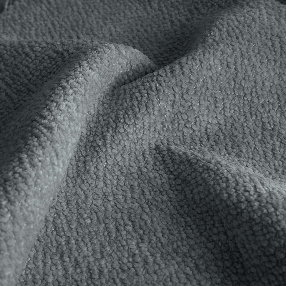 Tessuto Jolie Anthracite JO46 drappeggiato – ciniglia strutturata effetto slavato