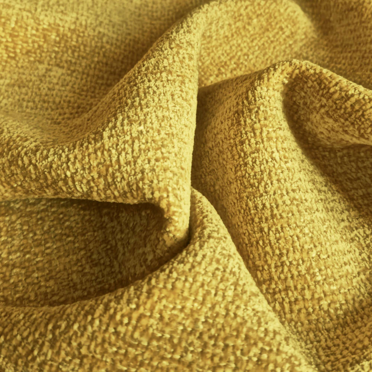 Tessuto Monroe Mustard MO520 drappeggiato – tessuto morbido certificato, colore giallo