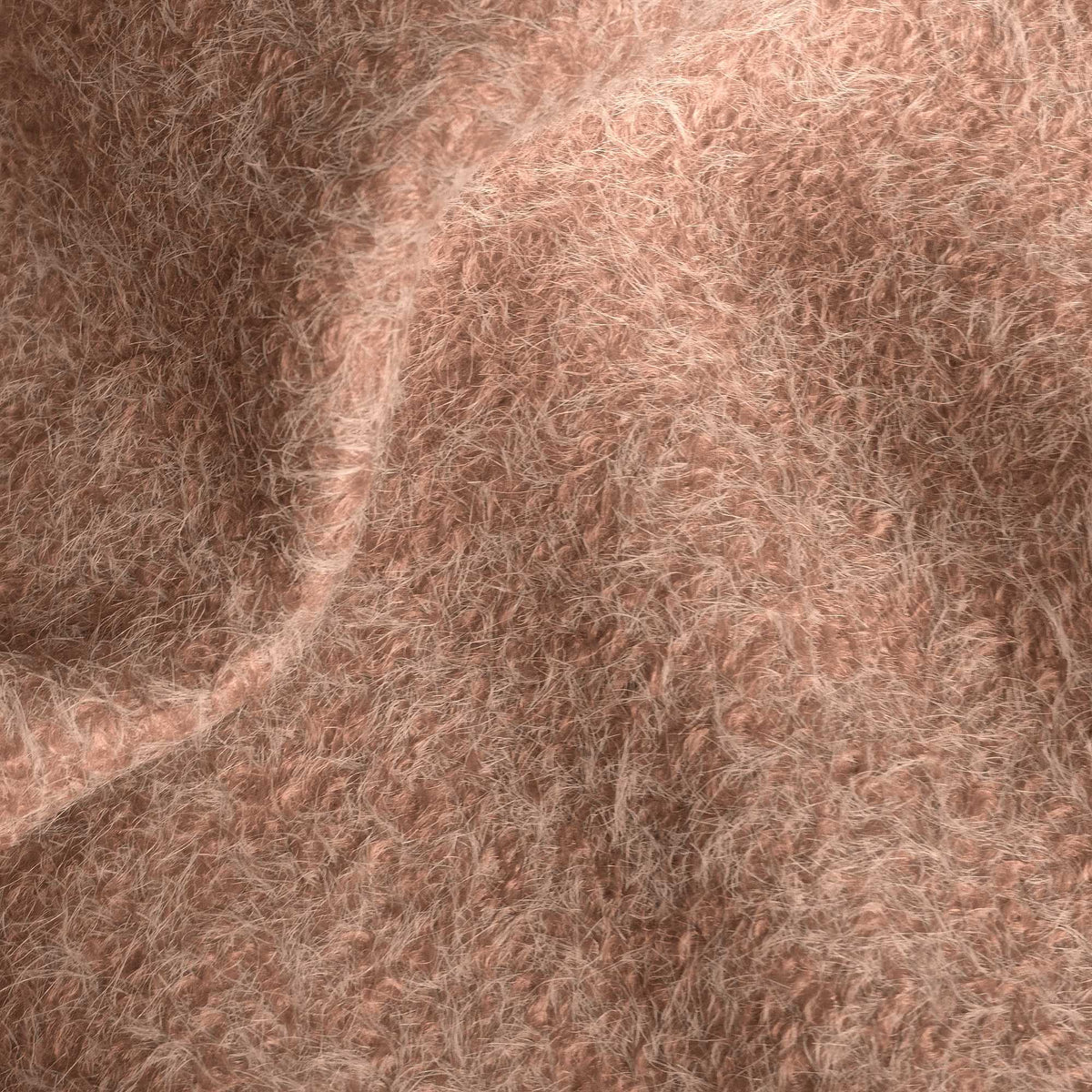 Tessuto Nepal Rust NE236 drappeggiato – tessuto effetto lana