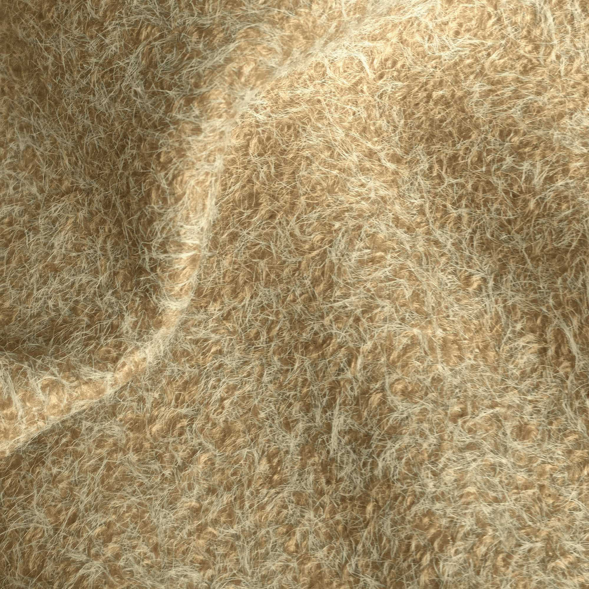 Tessuto Nepal Mustard NE520 drappeggiato – tessuto effetto lana