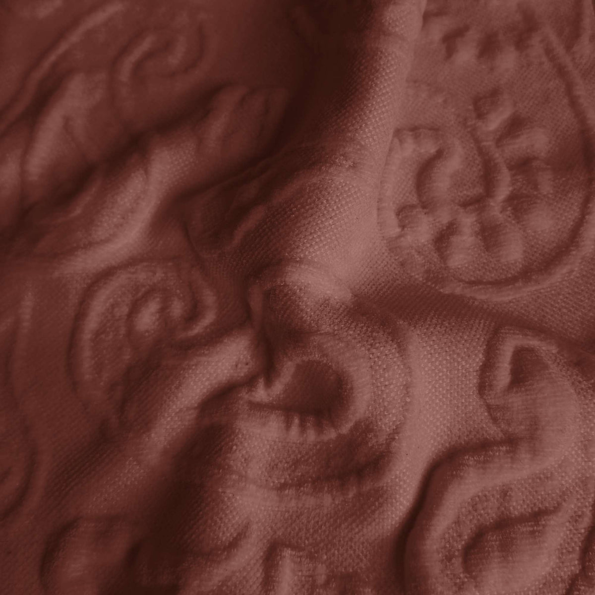 Tessuto Paisley Sienna PA05 drappeggiato – tessuto bielastico con motivo paisley in rilievo