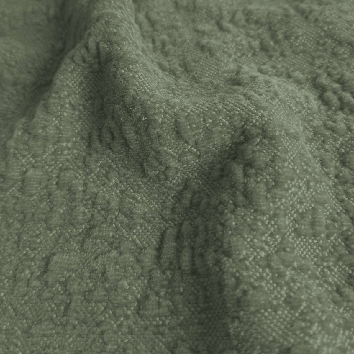 Tessuto Royal Green RO04 drappeggiato – tessuto bielastico a tinta unita