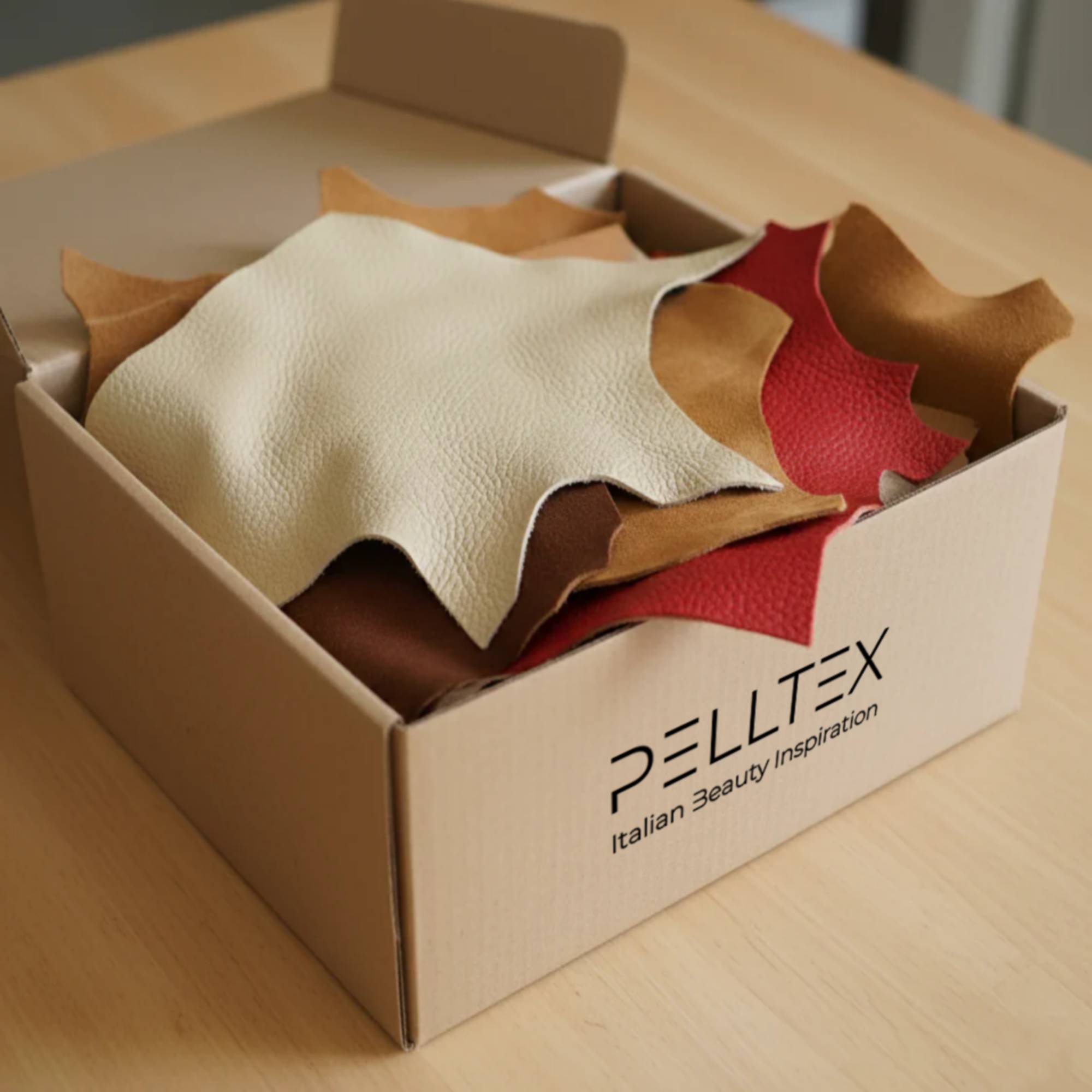 Genuine Leather Scrap Box (convenience and sustainability)