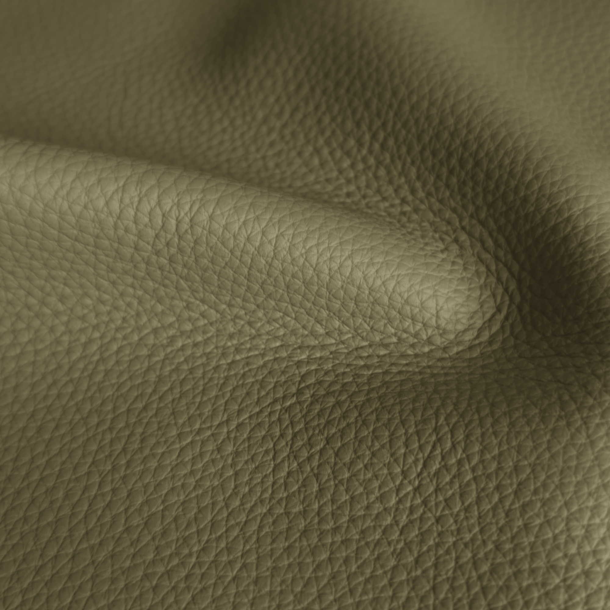 Pelle Natural Oliva 4021 – vera pelle fiore morbida in drappeggio