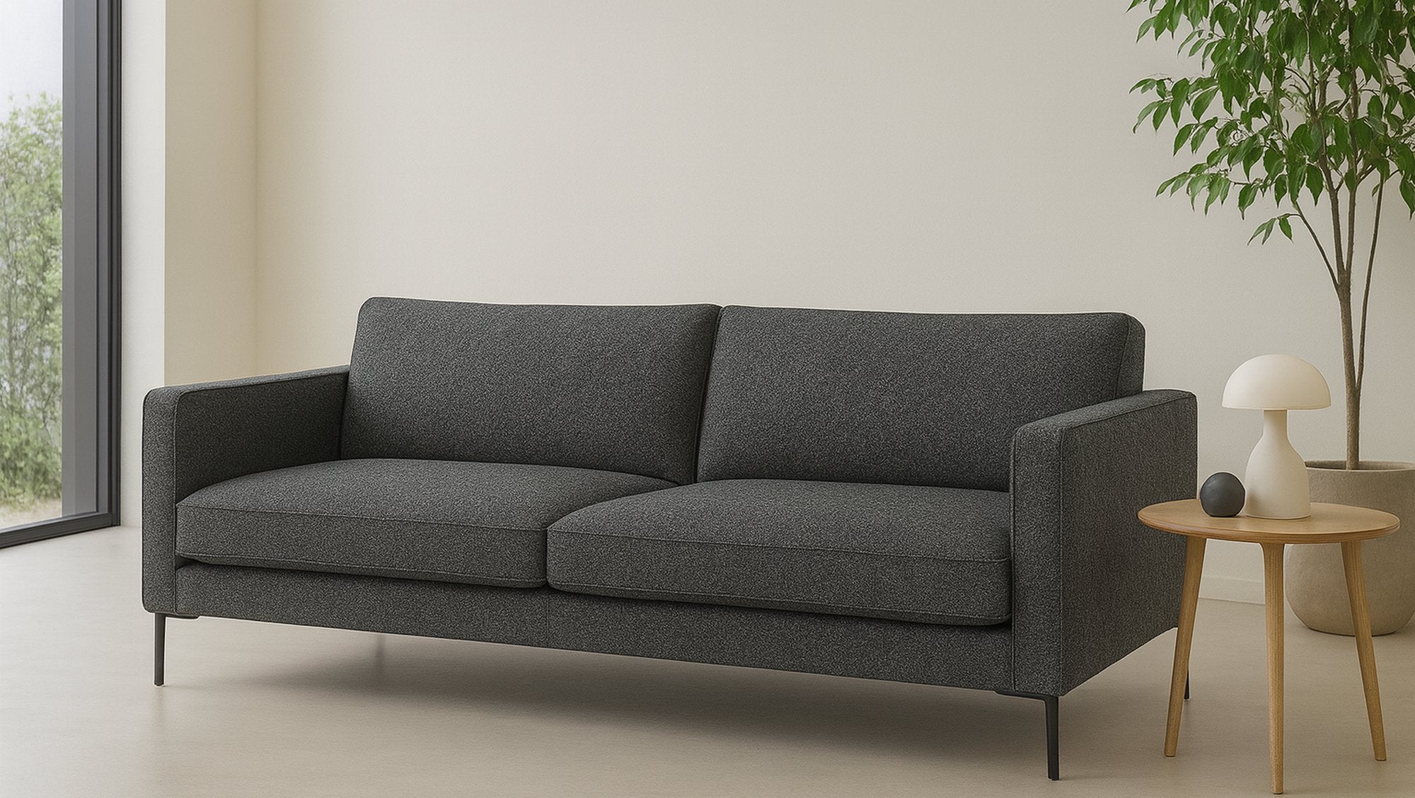 divano in Tessuto art. Bardot Grigio