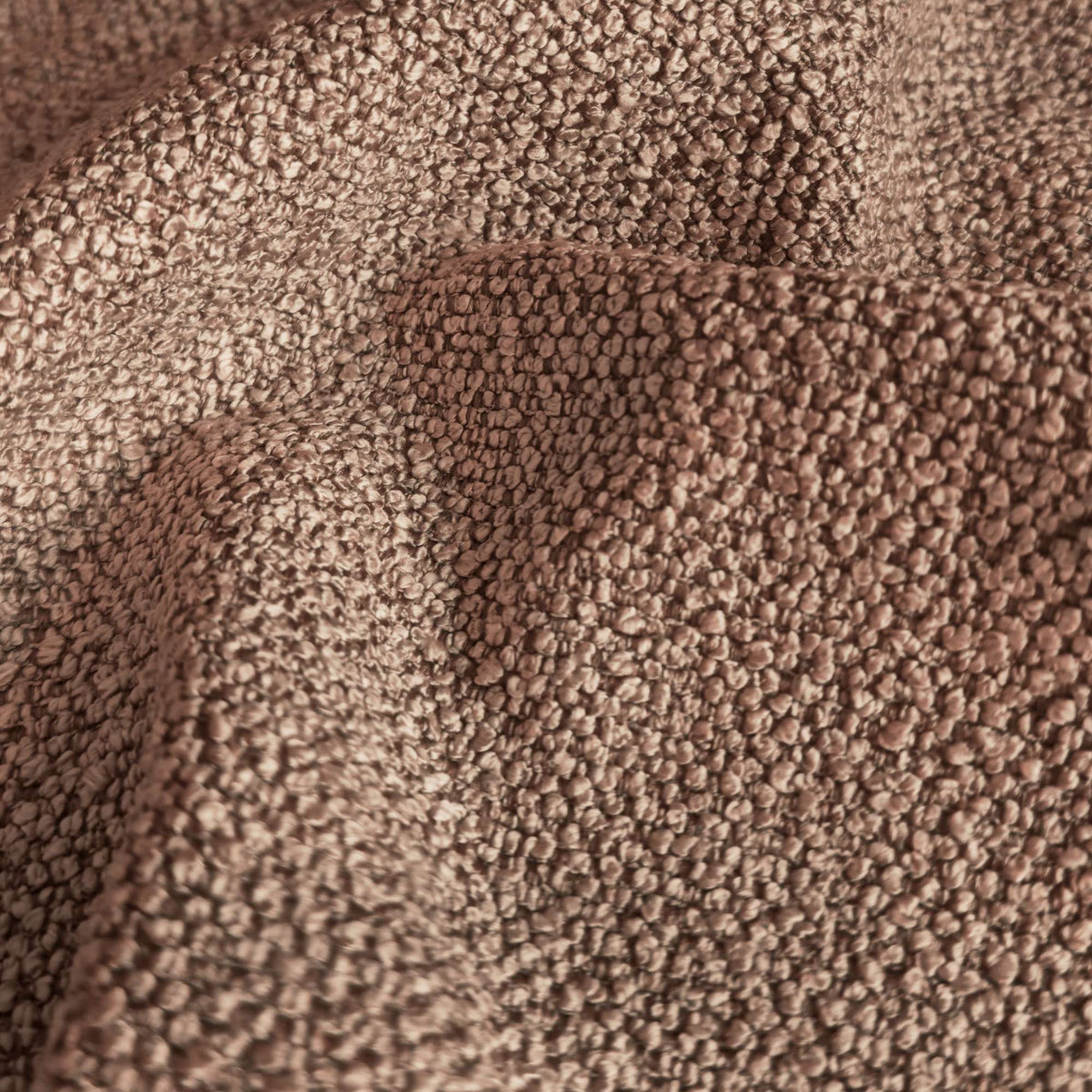 Tessuto Cloe Espresso CL210 drappeggiato – bouclé dai riccioli fitti