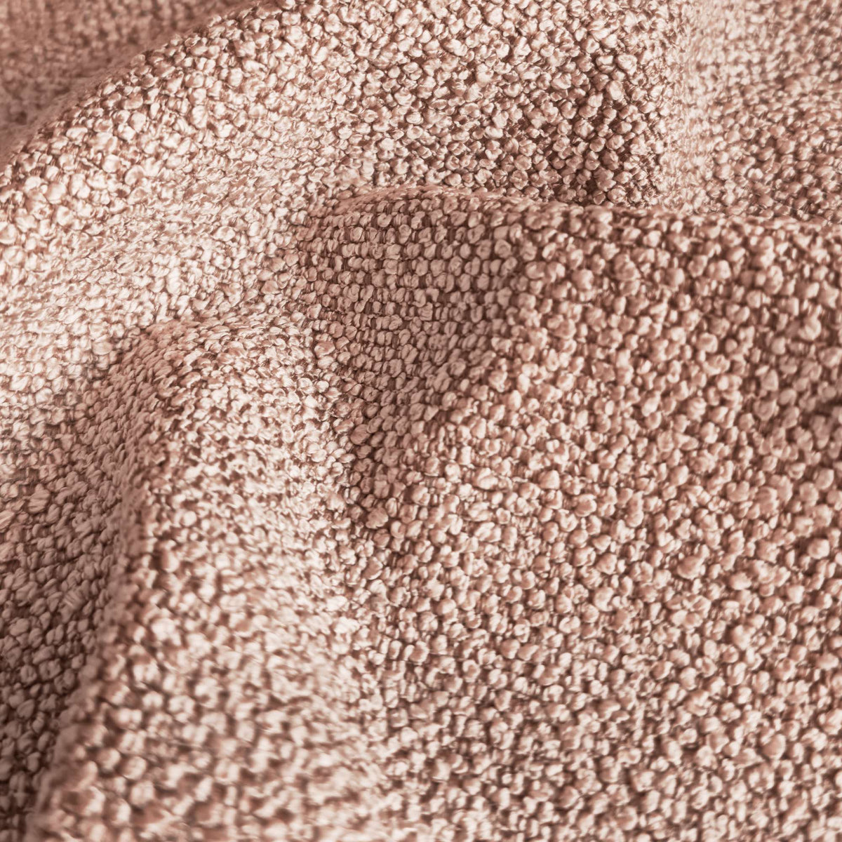 Tessuto Cloe Mocha Mousse CL234 drappeggiato – bouclé dai riccioli fitti