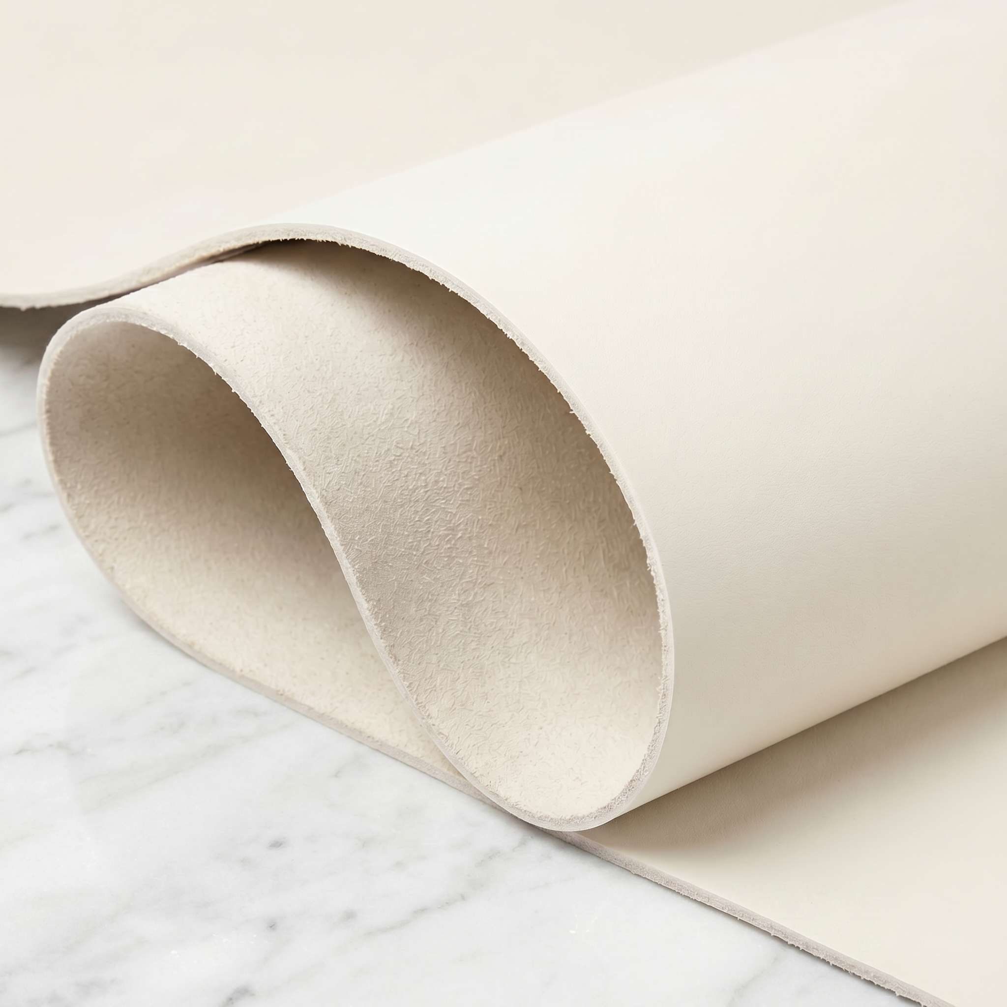 REAL LEATHER col. Cream