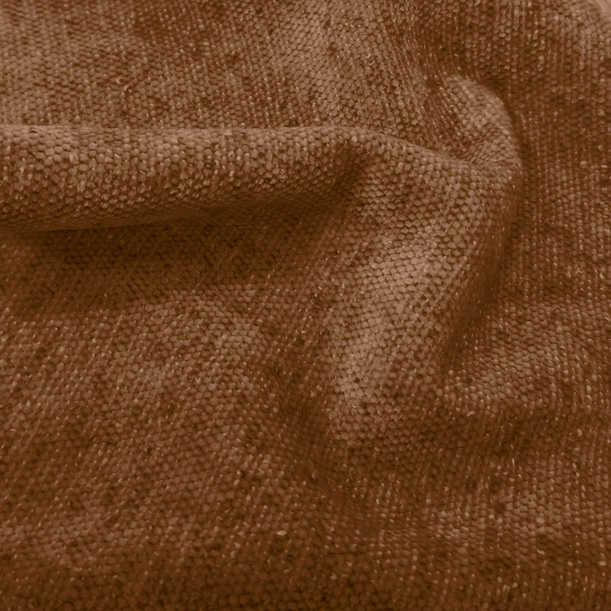 Tessuto Giselle Brown GS08 drappeggiato – ciniglia melange
