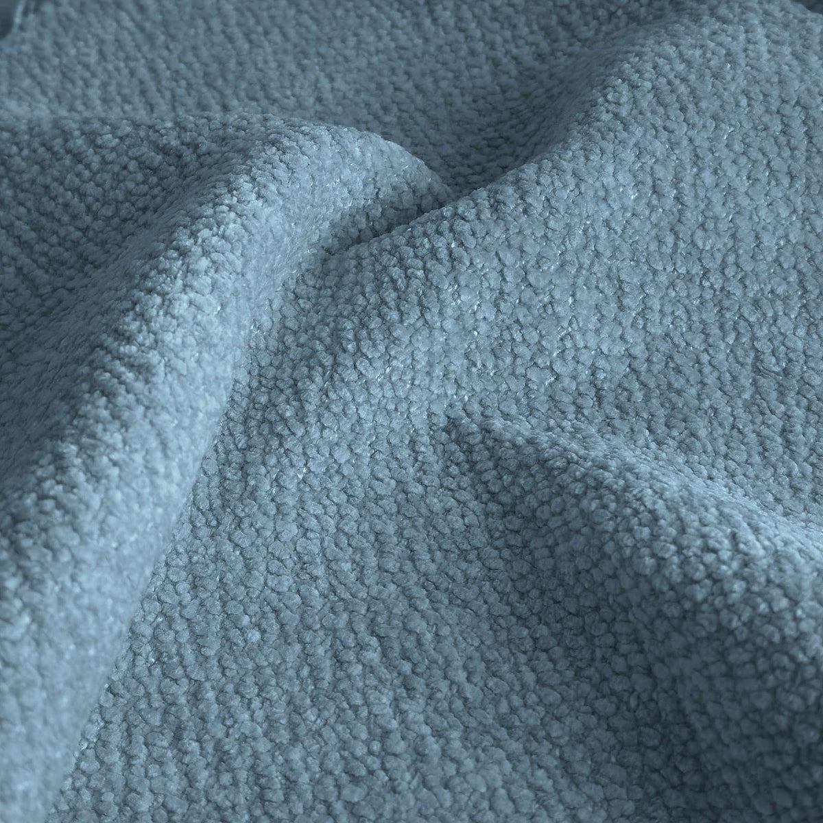 Tessuto Jolie Blue JO09 drappeggiato – ciniglia strutturata effetto slavato