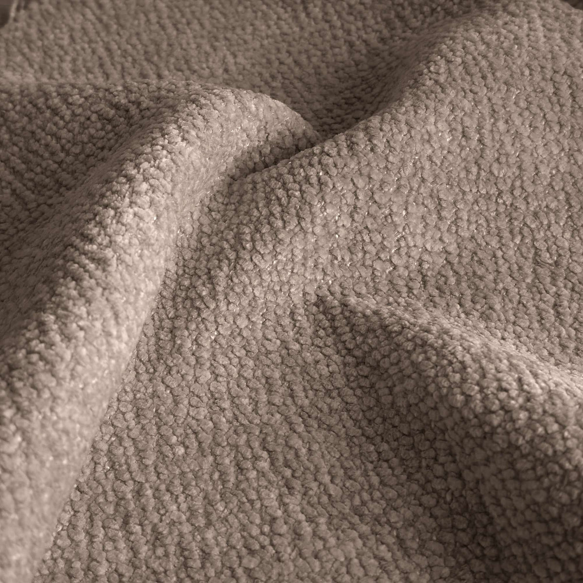 Tessuto Jolie Light Brown JO15 drappeggiato – ciniglia strutturata effetto slavato
